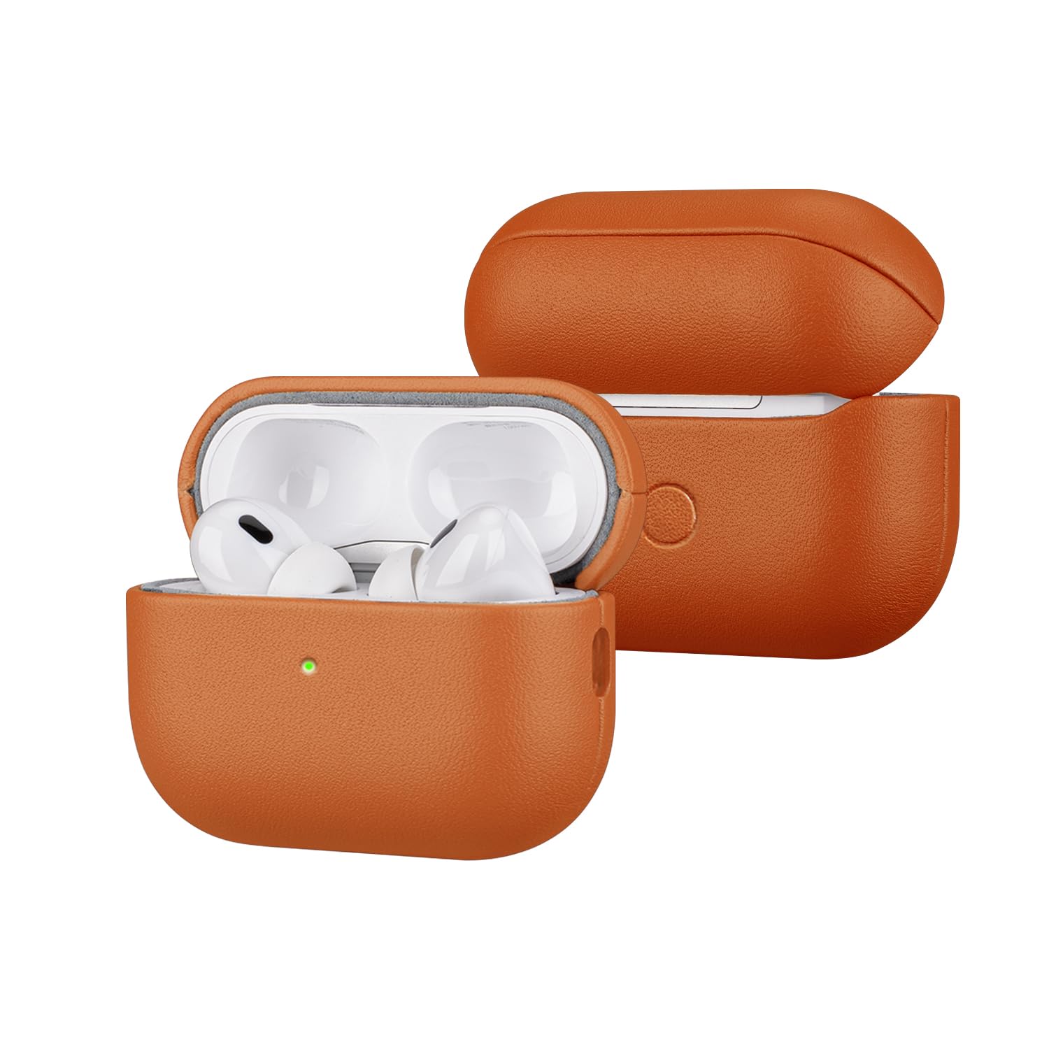 Amazon | JDFOGO Leather Case For AirPods Pro2 第2世代用 耐衝撃